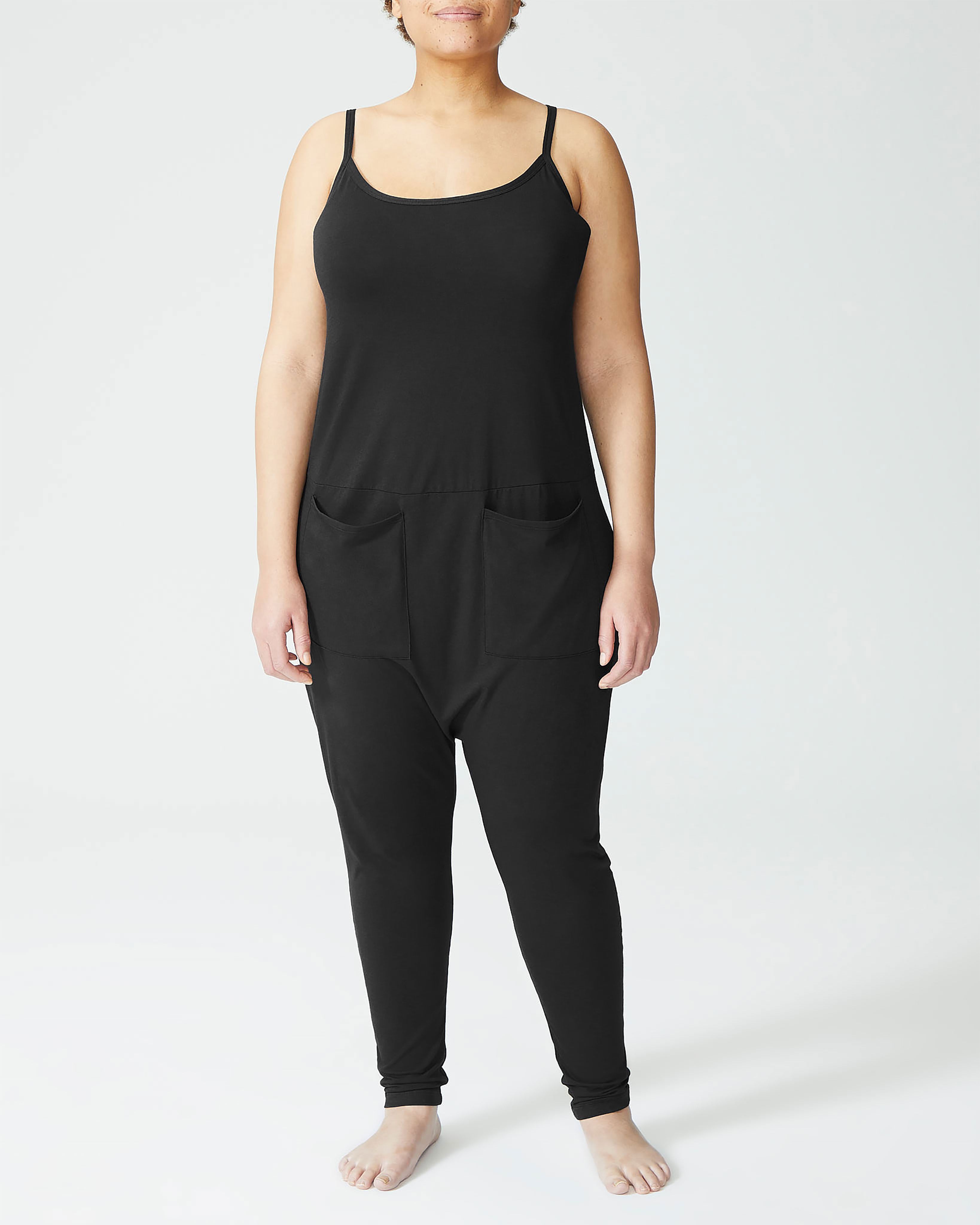 Jackson Sleeveless Jumpsuit - Black | Universal Standard